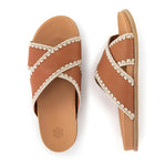 The Sak Penelope Sandal - Leather - Tobacco