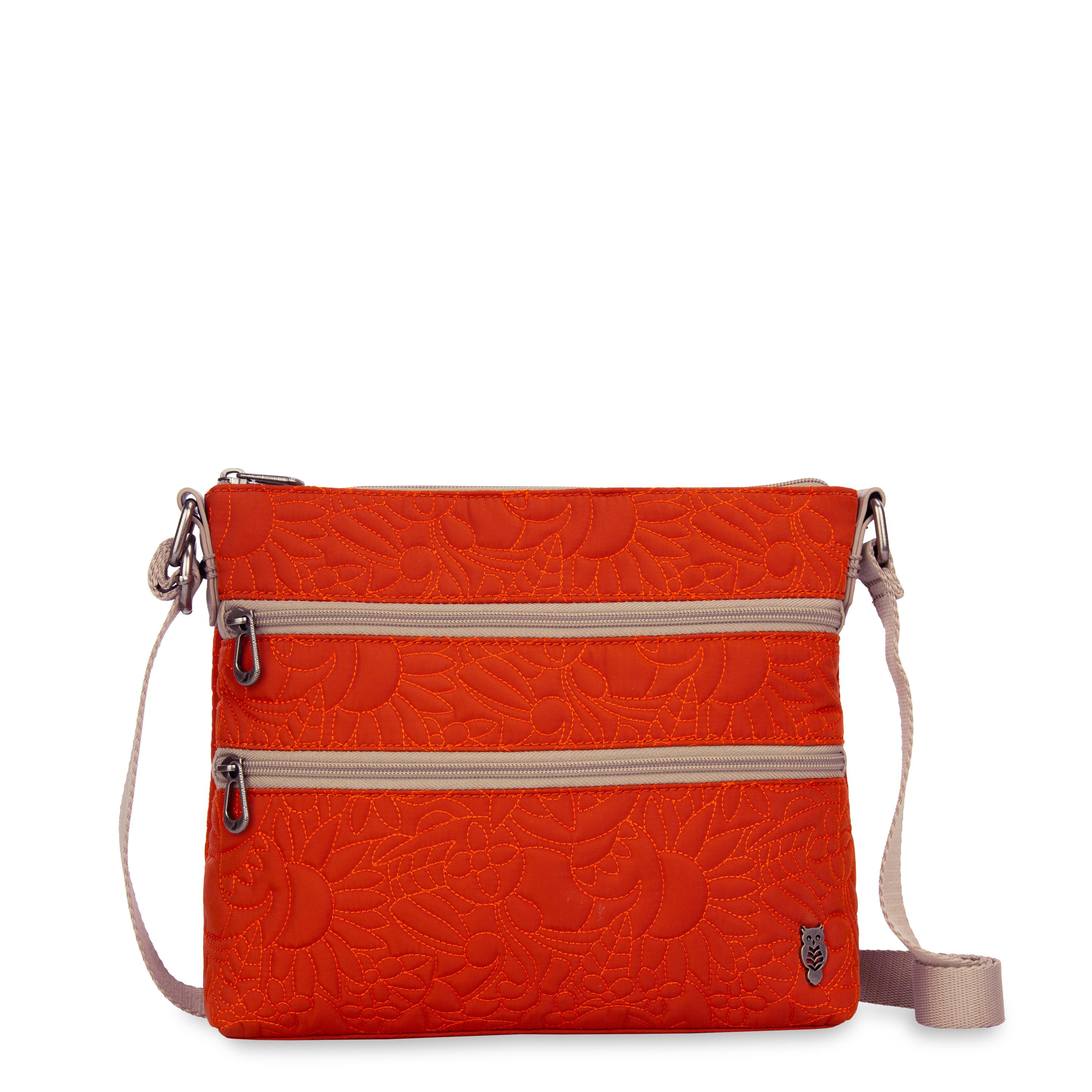 Sakroots Basic Crossbody - EcoTwill - Cayenne Spirit Desert Quilted