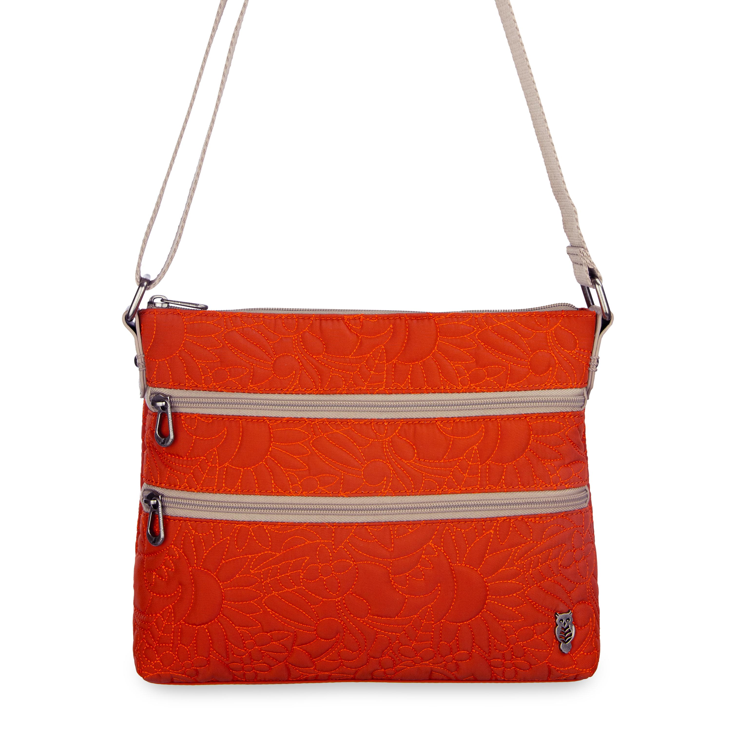 Sakroots Basic Crossbody - EcoTwill - Cayenne Spirit Desert Quilted