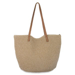 The Sak Faye Large Tote - Hand Crochet - Bamboo Static