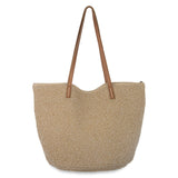 The Sak Faye Large Tote - Hand Crochet - Bamboo Static
