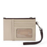 The Sak Iris Card Wristlet - Leather - Sand Mahogany