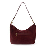 The Sak Jasmine Small Hobo - Leather - Black Cherry Suede