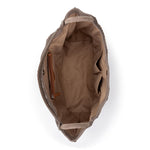 The Sak Los Feliz Large Tote - Leather - Mushroom Suede Patch