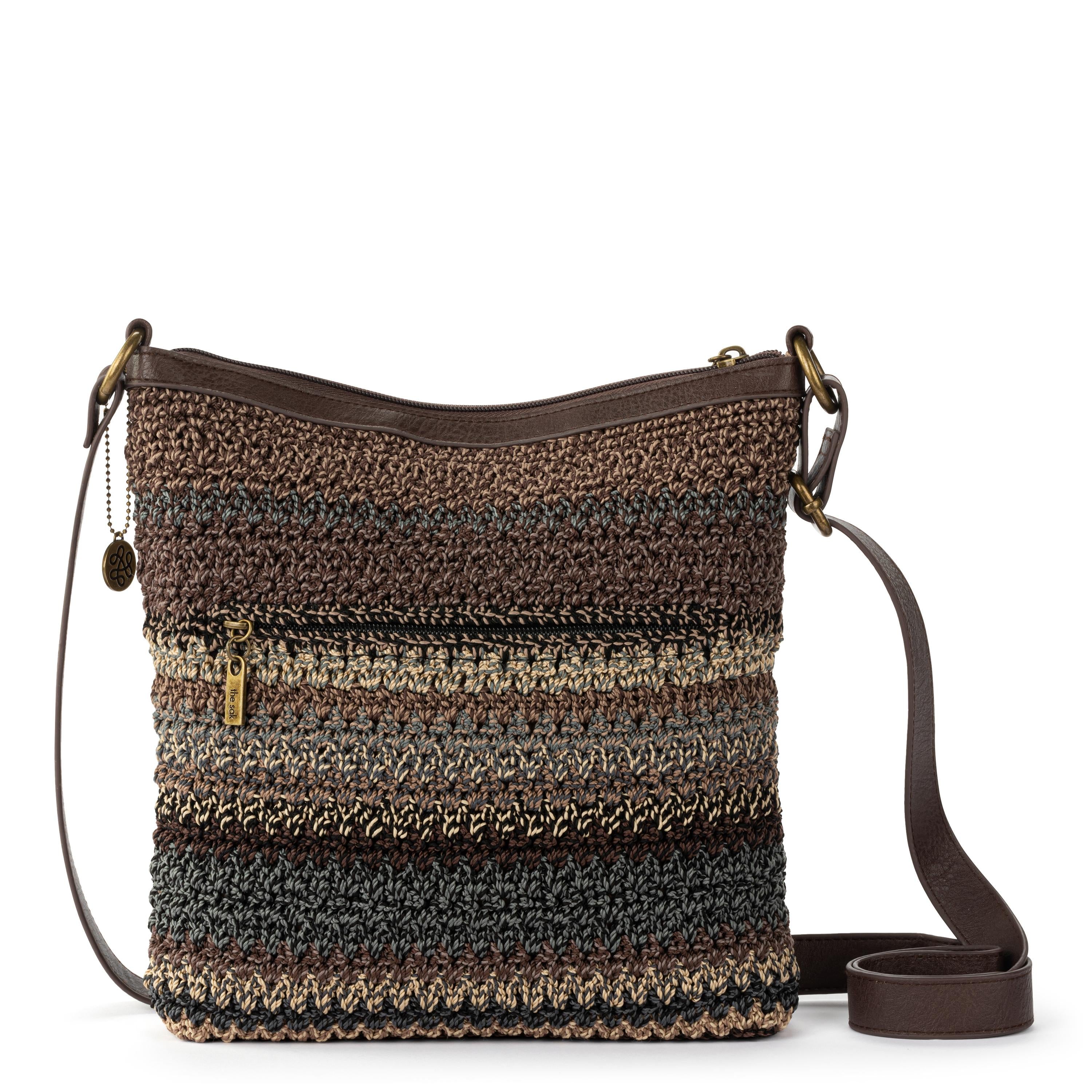 The Sak Lucia Crossbody - Hand Crochet - Aspen Stripe