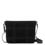 The Sak Melrose Crossbody - Leather - Black Suede Patch