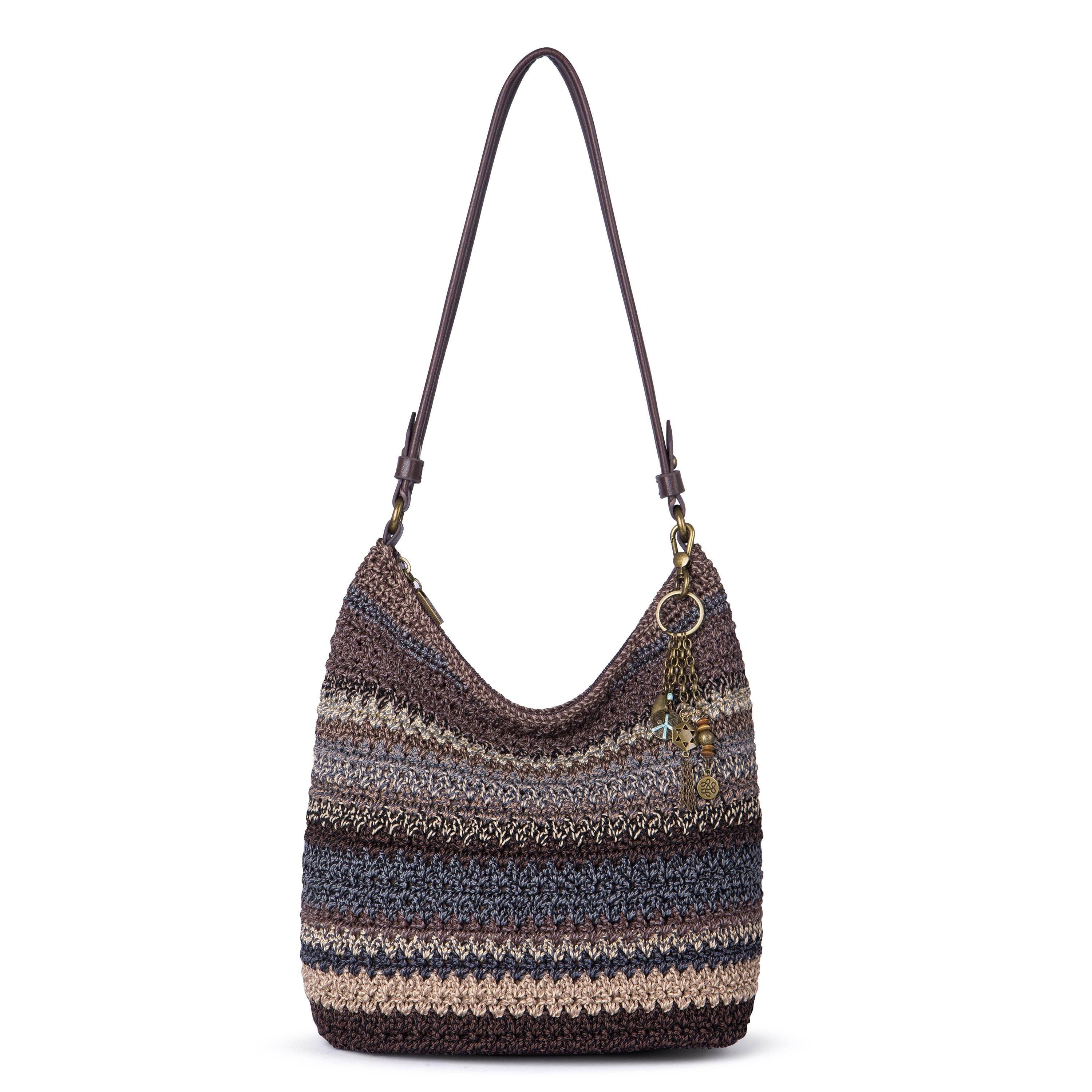 The Sak Sequoia Hobo - Hand Crochet - Aspen Stripe