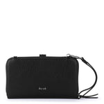 The Sak Iris Smartphone Wallet - Hand Crochet - Black Cozy Weave