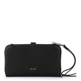 The Sak Iris Smartphone Wallet - Hand Crochet - Black Cozy Weave