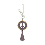 The Sak Yarnicharmz Dangle - Hand Crochet - Mushroom Tonal Peace
