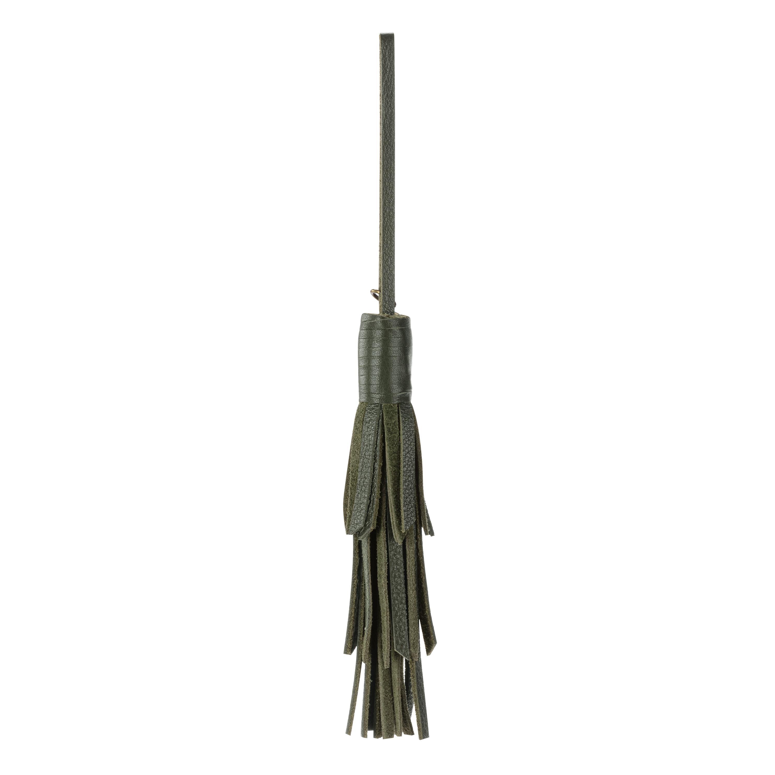 The Sak Cypress Tassel Dangle - Leather - Moss