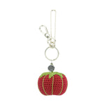 The Sak Yarnicharmz Dangle - Hand Crochet - Tomato