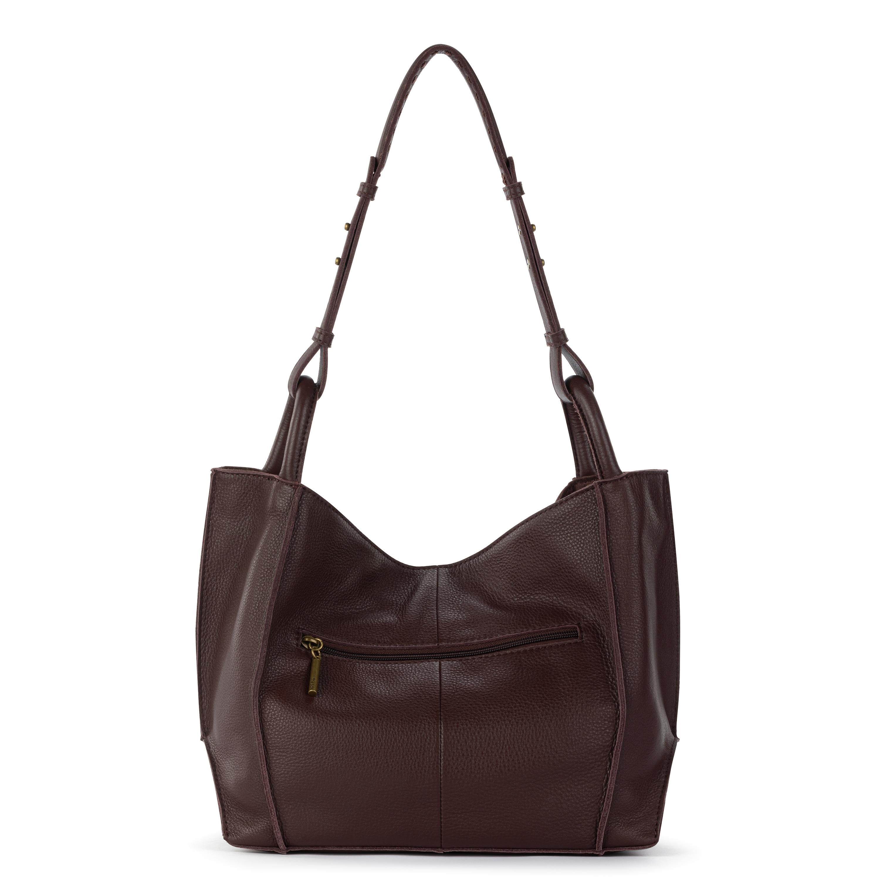 The Sak Los Feliz Medium Tote - Leather - Mahogany