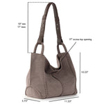 The Sak Los Feliz Medium Tote - Leather - Mushroom Suede
