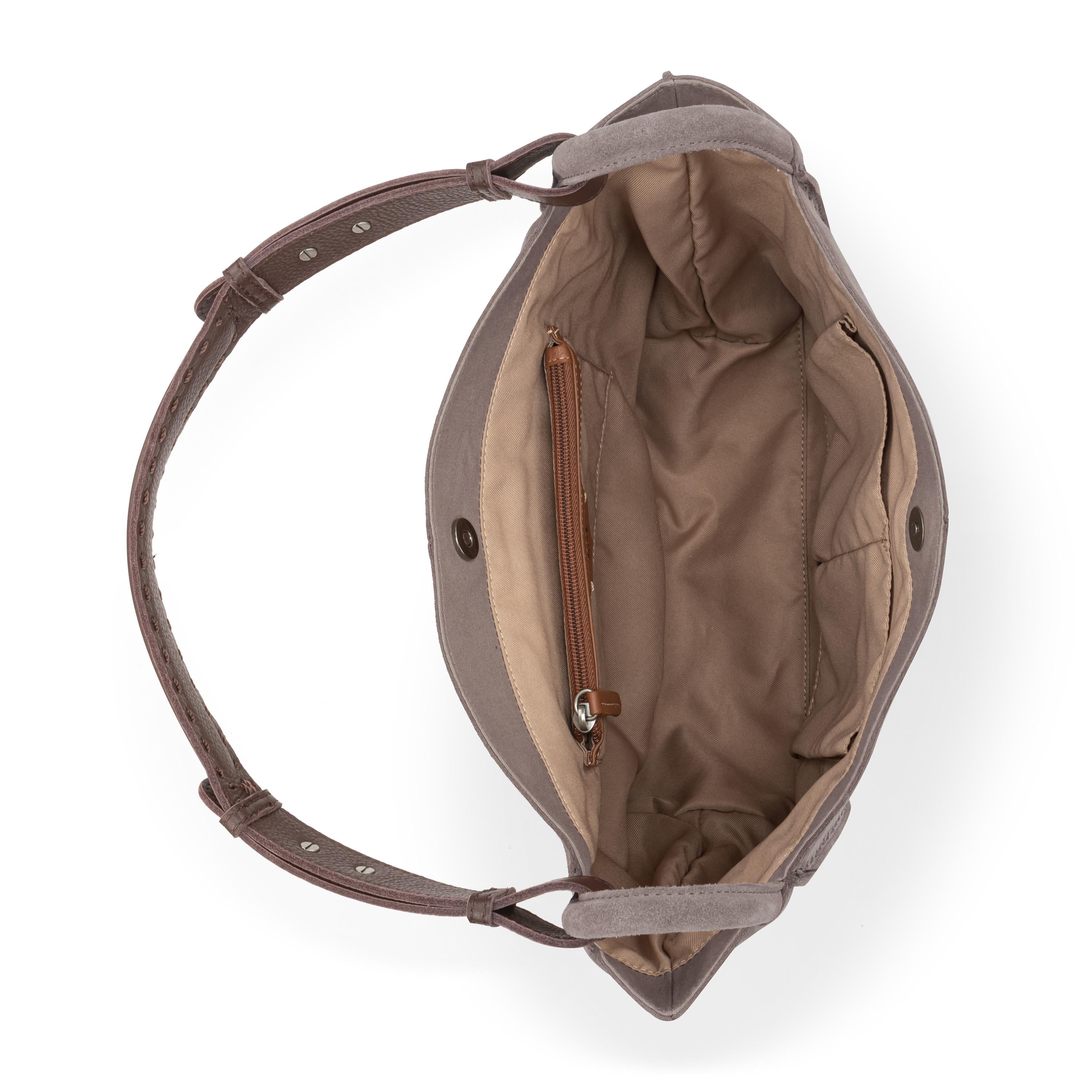 The Sak Los Feliz Medium Tote - Leather - Mushroom Suede