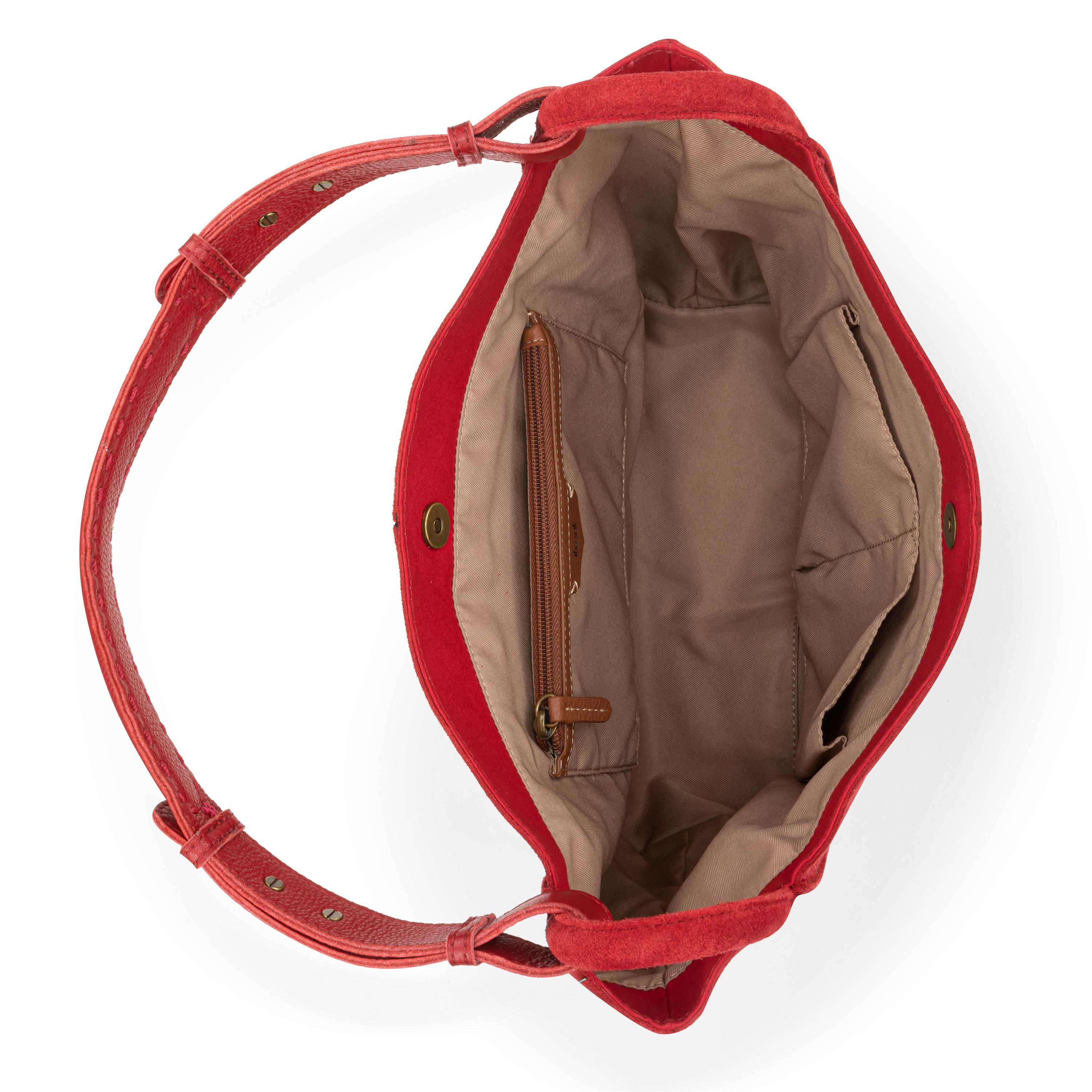 The Sak Los Feliz Medium Tote - Leather - Scarlet Suede
