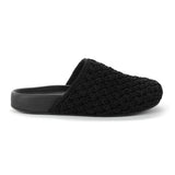 The Sak Bolinas Clog - Hand Crochet - Black Cozy Weave