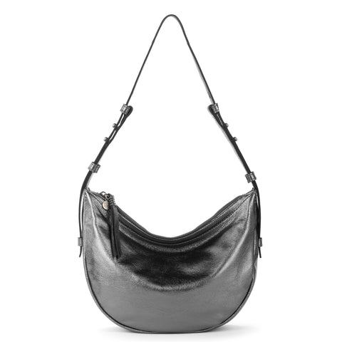 The Sak Tess Shoulder Bag - Leather - Gunmetal