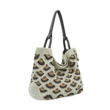 The Sak Los Feliz Large Tote - Hand Crochet - Natural Mermaid