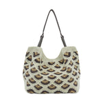 The Sak Los Feliz Large Tote - Hand Crochet - Natural Mermaid