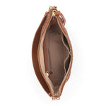 The Sak Juniper Small Hobo - Leather - Woven Cognac