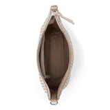 The Sak Juniper Small Hobo - Leather - Woven Sand