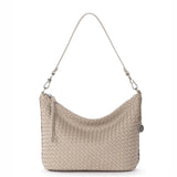 The Sak Juniper Small Hobo - Leather - Woven Sand