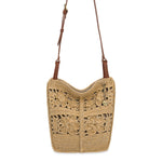 The Sak Los Feliz Crossbody - Hand Crochet - Natural Tonal Flower