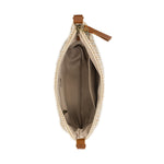 The Sak Tess Shoulder Bag - Hand Crochet - Bamboo Static