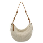 The Sak Tess Shoulder Bag - Hand Crochet - Ecru