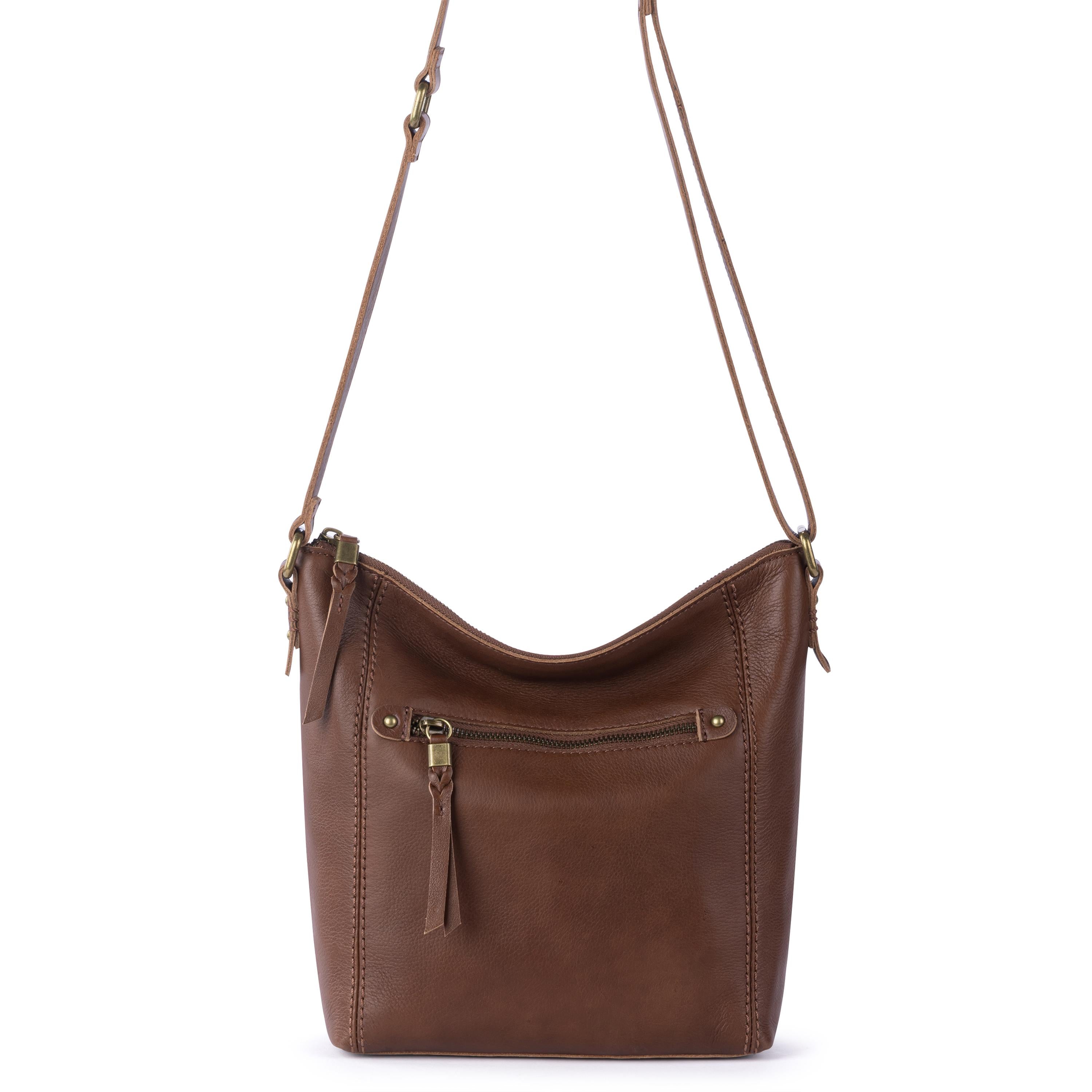 The Sak Ashland Leather Slouchy Crossbody - Leather - Whiskey