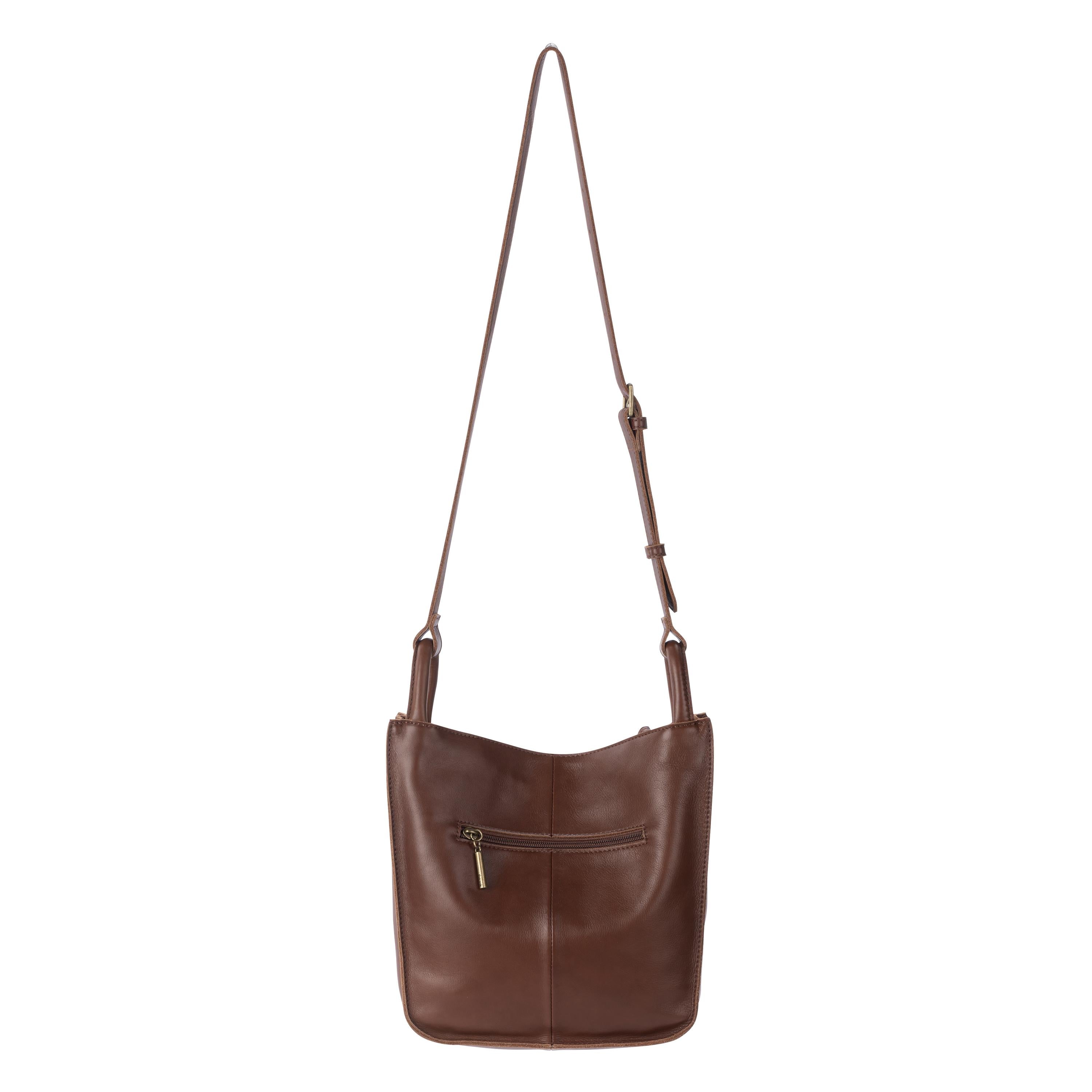 The Sak Los Feliz Slouchy Crossbody - Leather - Whiskey