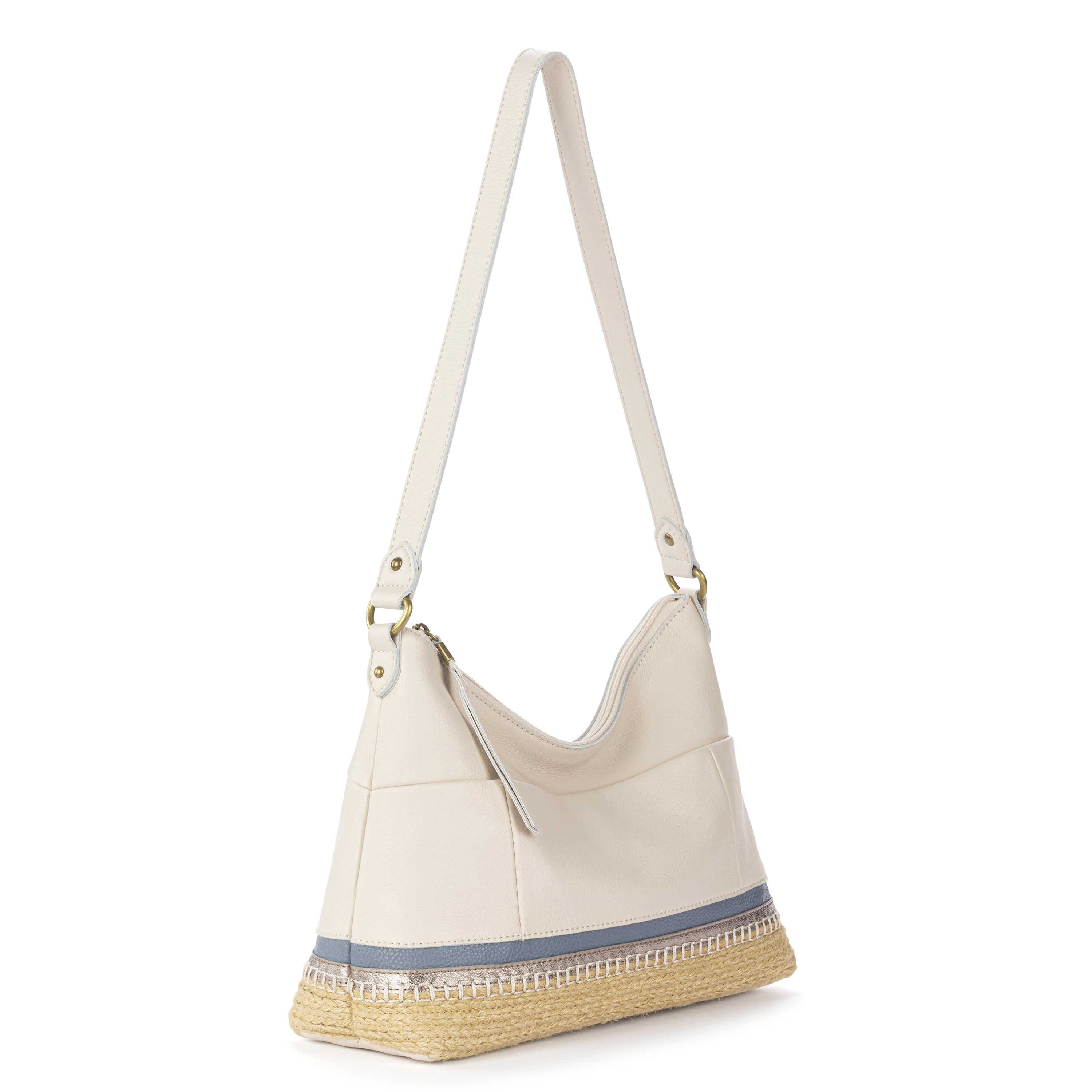 The Sak Melrose Leather Soft Shoulder Bag - Leather - Coastal Block Espadrille