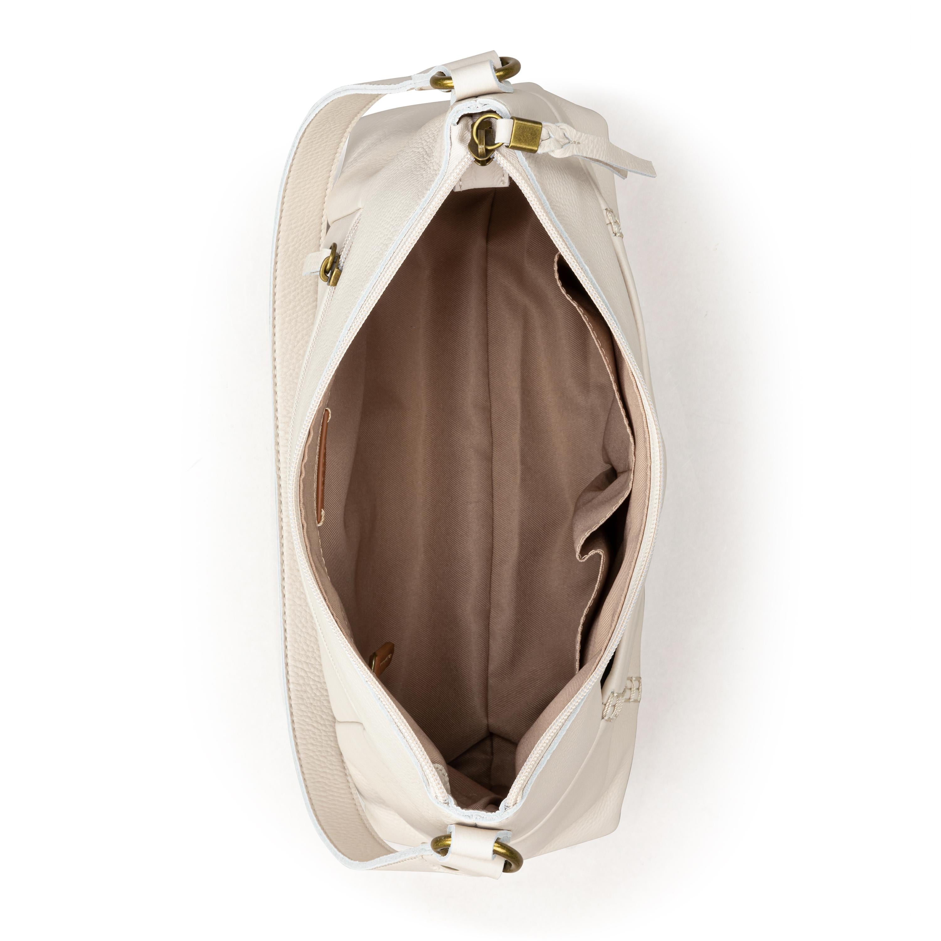 The Sak Melrose Leather Soft Shoulder Bag - Leather - Stone