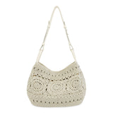 The Sak Los Feliz Hobo - Hand Crochet - Natural Medallion