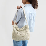 The Sak Los Feliz Hobo - Hand Crochet - Natural Medallion