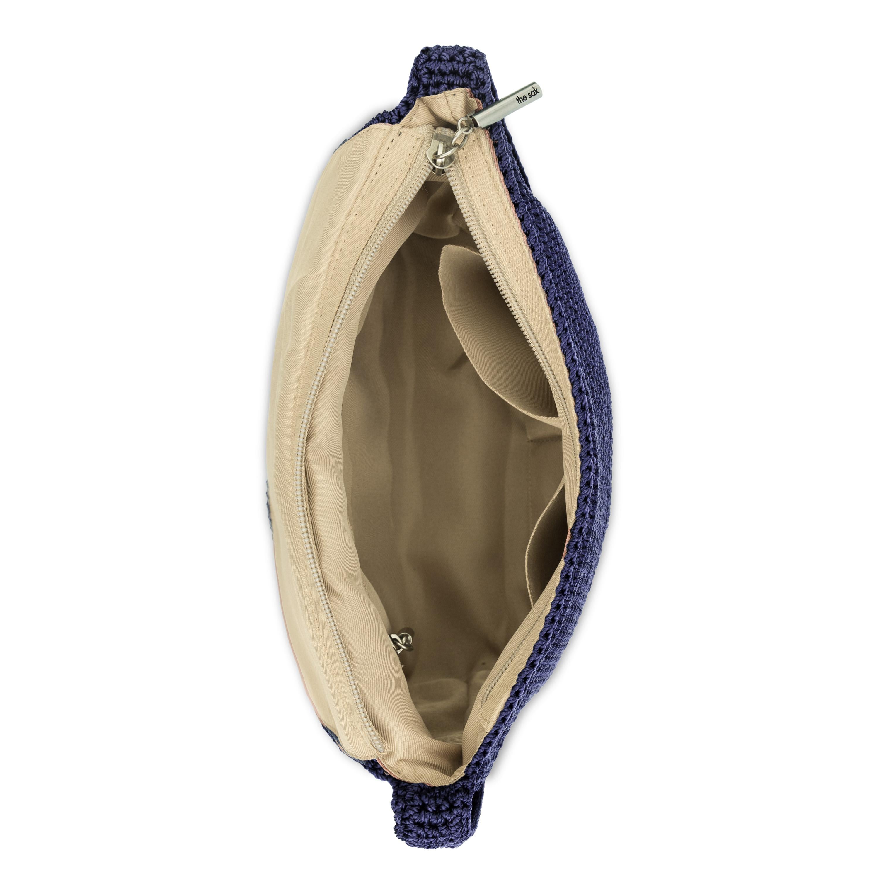 The Sak Marlow Flap Shoulder Bag - Hand Crochet - Lobster