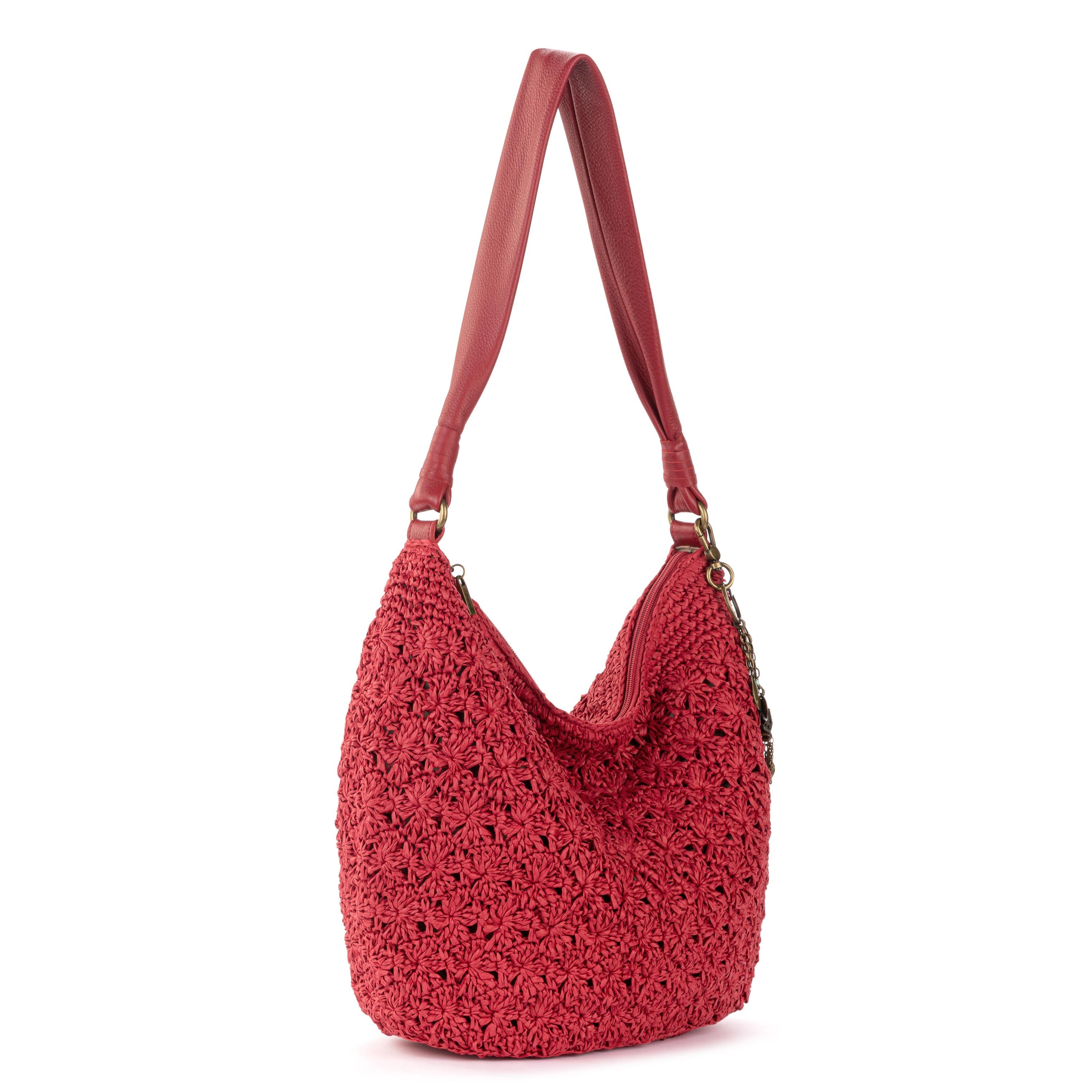 The Sak Sequoia Hobo - Straw - Scarlet Primrose