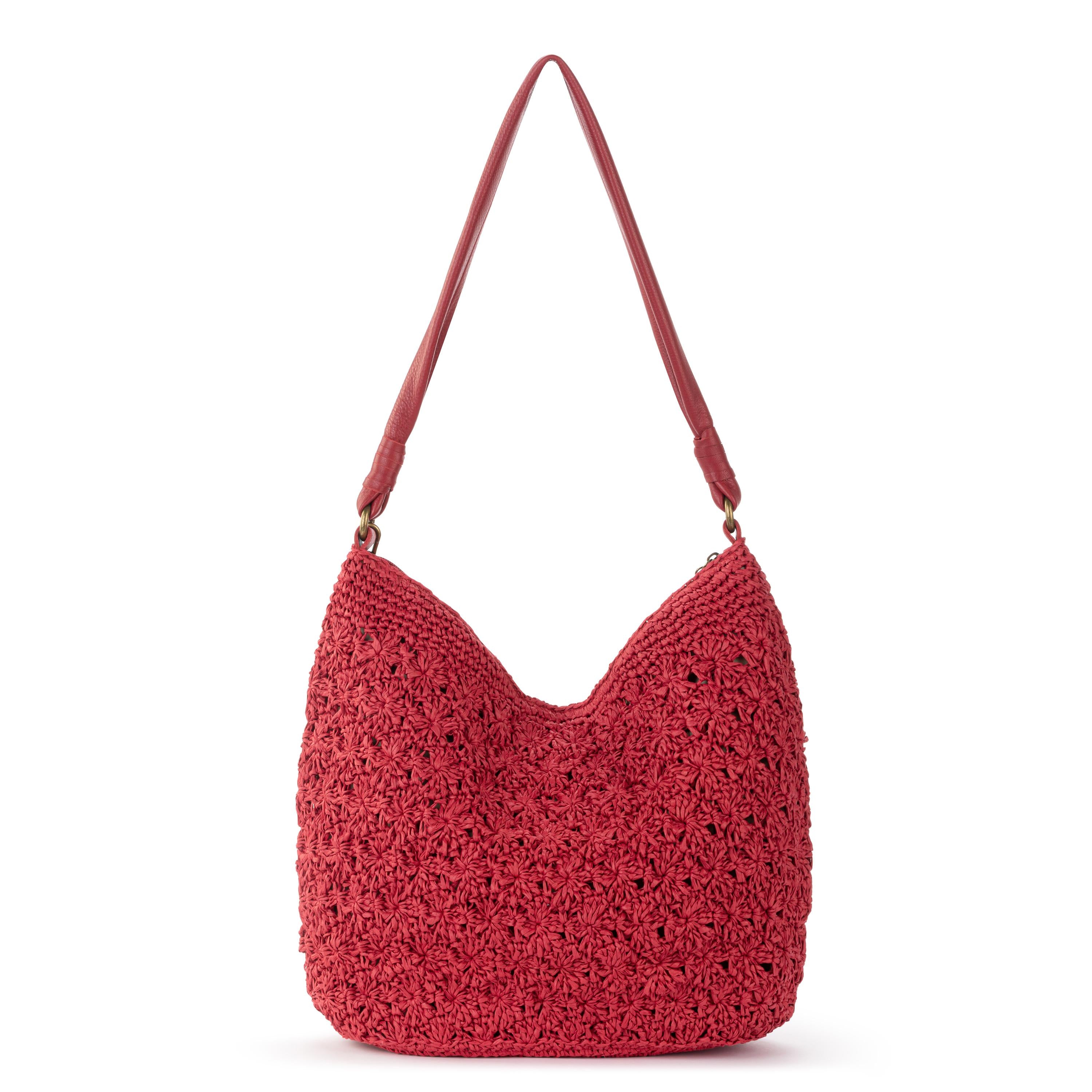 The Sak Sequoia Hobo - Straw - Scarlet Primrose