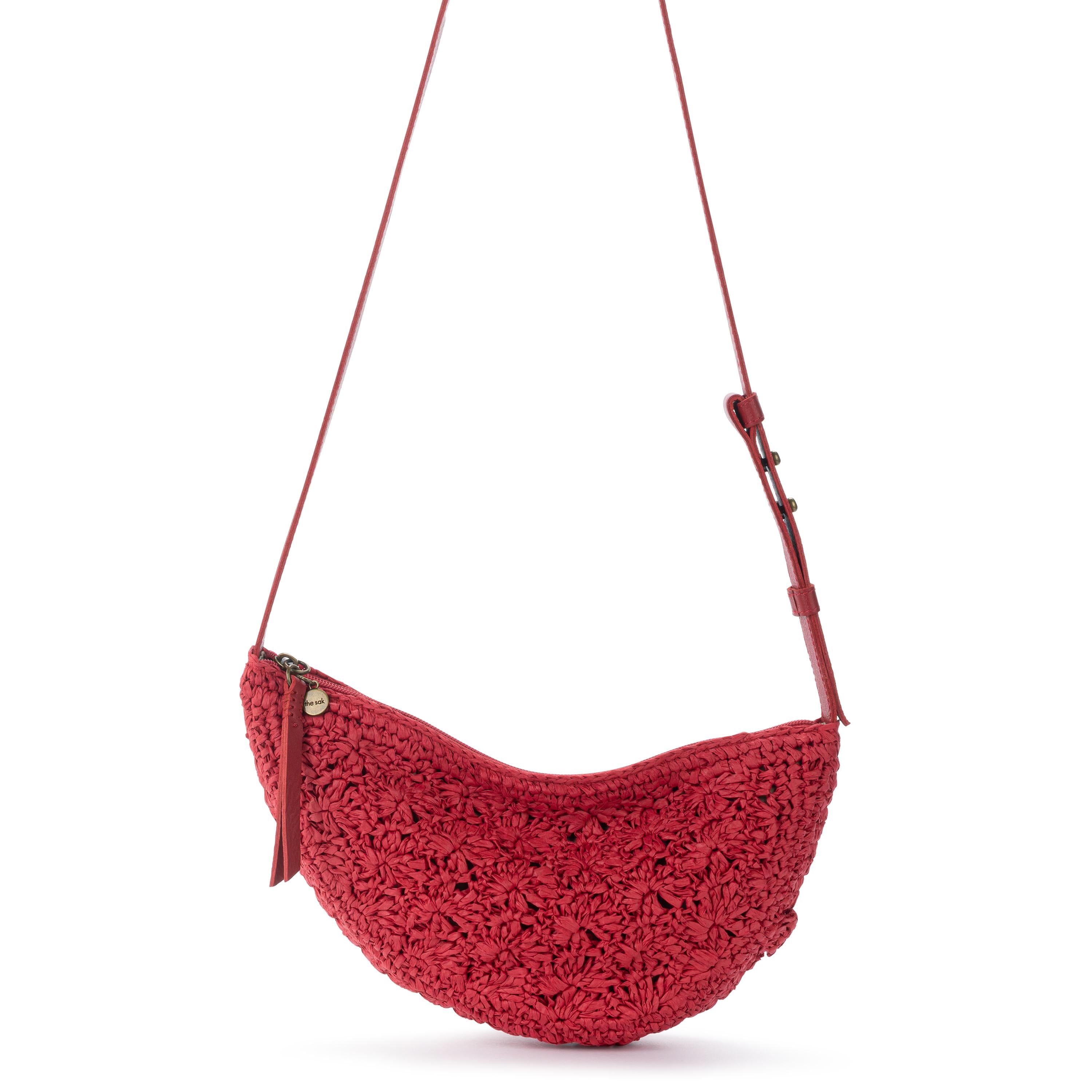 The Sak Tess Sling - Straw - Scarlet Primrose
