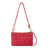 The Sak Vita Convertible Wristlet - Straw - Scarlet Primrose