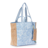 Sakroots Cassia Beach Tote - Canvas - Blue Aura Seashore