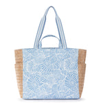 Sakroots Cassia Beach Tote - Canvas - Blue Aura Seashore