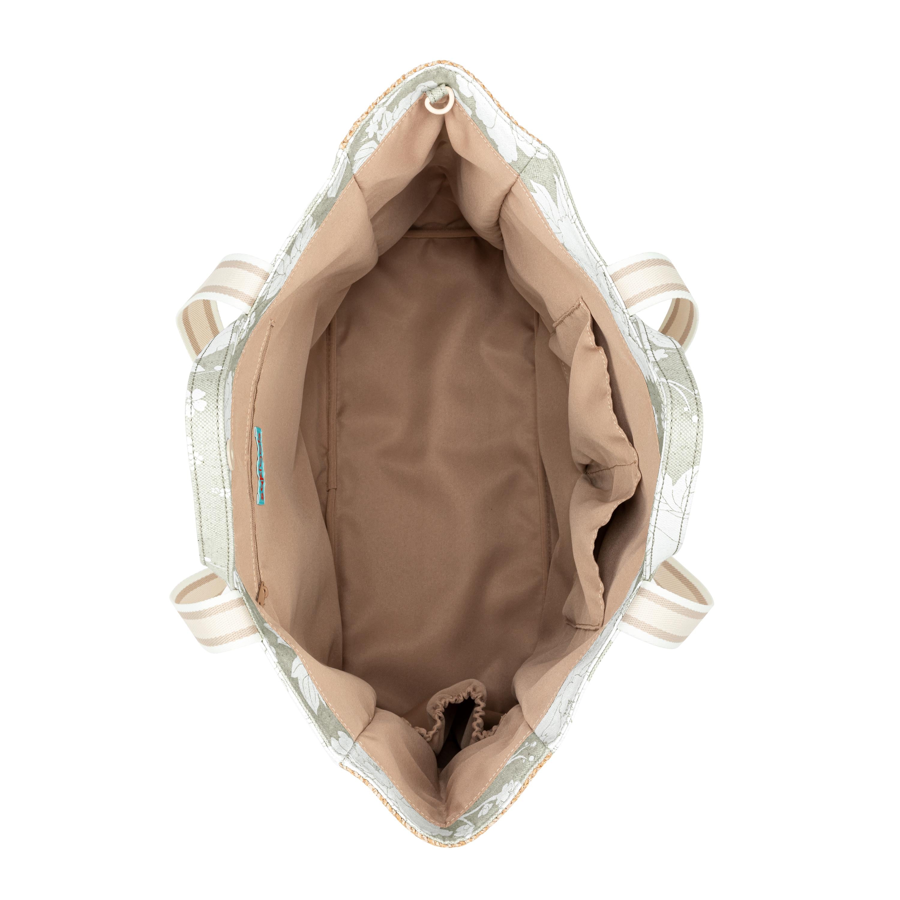 Sakroots Cassia Beach Tote - Canvas - Natural Wild Fleur
