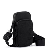 Sakroots Koa Smartphone Crossbody - EcoTwill - Black Flower Blossom Quilted