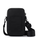 Sakroots Koa Smartphone Crossbody - EcoTwill - Black Flower Blossom Quilted
