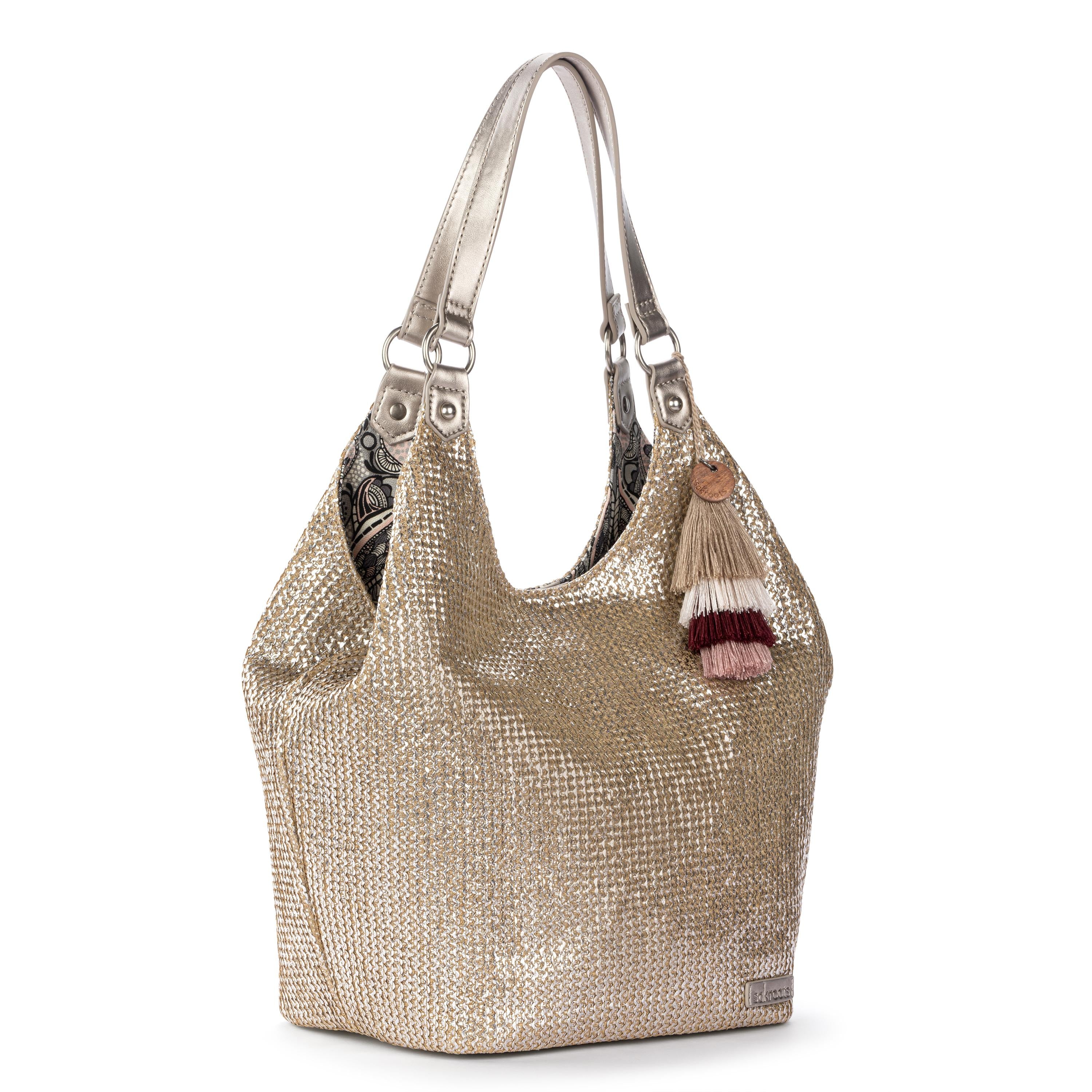 Sakroots Roma Shopper - Straw - Pyrite Straw