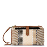 Sakroots Smartphone Wallet - Straw - Tobacco Batik Woven