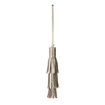 The Sak Cypress Tassel Dangle - Leather - Pyrite
