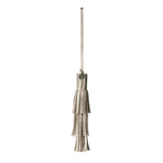 The Sak Cypress Tassel Dangle - Leather - Pyrite
